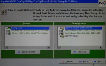 настройка RAID на сервере Supermicro